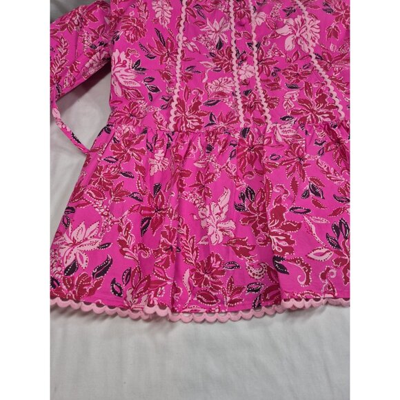 Lilly Pulitzer Women's Dress Size 4 Arletta Passion Fruit Pink Floral (25) - Picture 11 of 16